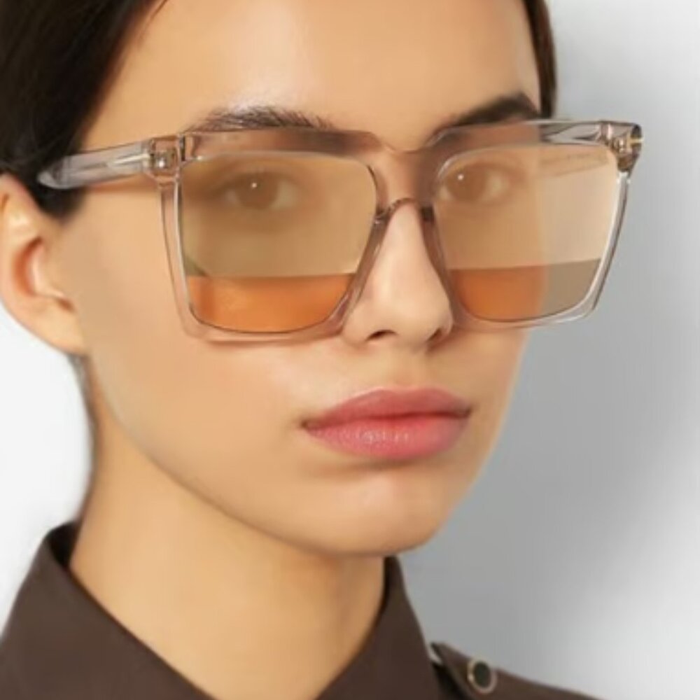 NEW TOM FORD TF764 20Z WOMEN SQUARE SUNGLASSES TOM FORD SABRINA-02 FT0764